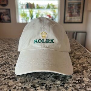 Vintage Rolex Khaki Cap with Green Logo